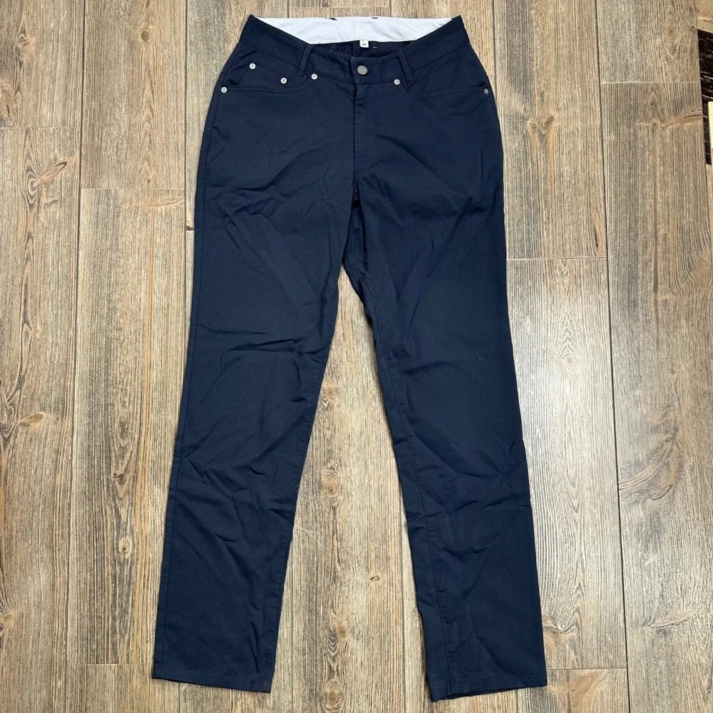 Outlier Slim Dungarees Mens 30x32 Navy Blue Workcloth Doubleweave Tech Pants